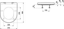 Klozeti kaas Laufen Pro H8939580000001, 45 x 37.5 cm, valge