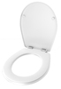 WC-poti kaas Euroliux MA-09AMW, aeglaselt sulguv
