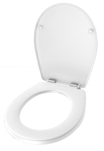 WC-poti kaas Euroliux MA-09AMW, aeglaselt sulguv