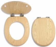 WC-poti kaas Ferro Prestige SoftClose, 44.7 x 38 cm, pruun