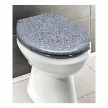 Tualetipoti kaas Wenko Premium Ottana, 45,2 x 37,6 cm, graniit
