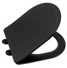 Klozetikaas Sapho Paco Slim Soft Close PCS1012B, matt must