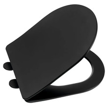 Klozetikaas Sapho Paco Slim Soft Close PCS1012B, matt must