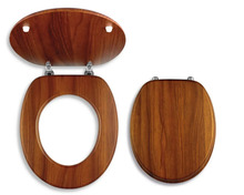 WC-poti kaas Novaservis Prestige MDF, tamme dekoor, tume