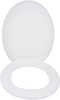 Tualetipoti kaas Euroliux DU06, aeglaselt sulguv, valge
