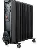 Õliradiaator Black & Decker BXRA1500E, 1500 W, must
