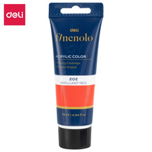 Akrüülvärv Deli Finenolo 75 ml, läikiv punane