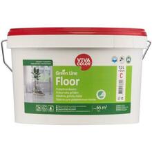 Põrandavärv Vivacolor Green Line Floor, poolmatt, 7,2 L, valge