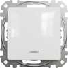 Nupp-lüliti Schneider Sedna Design SDD111111L, 1-suunaline, 10A, valge, LED-valgustusega