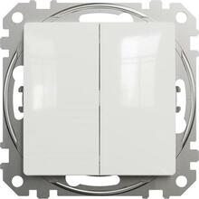 Lüliti Schneider Sedna Design SDD111108, 2 klahviga, valge, 10A