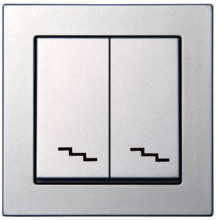 Lüliti Liregus Epsilon, 2 klahviga, süvistatav, metall