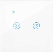 Nutikas kahe kanaliga klaasist WiFi valguslüliti BLOW TUYA