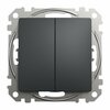 Lüliti Schneider Electric Sedna Design, 1 või 2 klahviga, antratsiit
