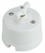 Lüliti Electraline Retro, 1 klahv, pinnapealne, valge