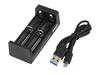 Akulaadija Xtar MC2, Li-ion 18650, USB-C, 2 pesa