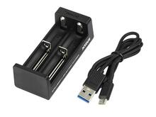 Akulaadija Xtar MC2, Li-ion 18650, USB-C, 2 pesa