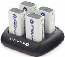 Laetavate patareide laadija Everactive NC-109, 4 x 9V