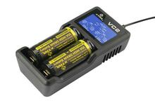 Akulaadija XTAR VC2, 2 pesaga, Li-ion, LCD ekraan