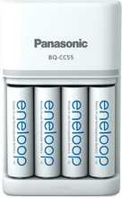 Laadija Panasonic Eneloop BQ-CC55, 4x2000mAh