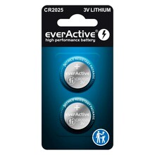 Liitiumpatarei everActive CR2025, 3V, 2 tk
