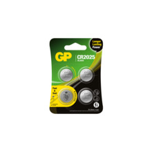 Patarei GP Lithium Cell CR2025, 3V, 4 tk