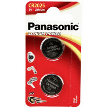 Patarei Panasonic CR2025, 3V, 2 tk