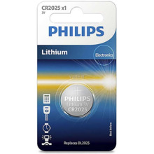 Patarei Philips CR2025, 3V, 1 tk