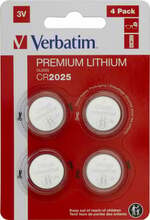 Liitiumpatareid Verbatim CR2025, 3V, 4 tk