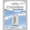 Laetav patarei Camelion 9V 6HR61, 200 mAh, Ni-MH, 1 tk