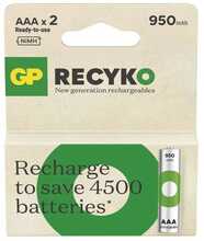 Laetavad patareid GP ReCyko AAA, 950 mAh, 2 tk