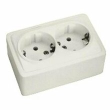 Topeltpistikupesa Vilma RP16-021 SL+250, valge