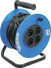 Pikendusjuhe BGS Technic 3361 H05VV-F, 4 pistikupesa, 3000W, 25M