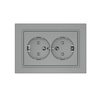 Topeltpistikupesa Vilma QR1000 RP16-021, matt hall