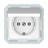 Pistikupesa Vilma QR1000 Rp16-003-02, maandusega, IP44, valge