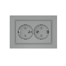 Topeltpistikupesa Vilma QR1000 RP16-021, matt hall