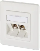 RJ-45 topeltpesa Metz Connect BTR E-DAT 1309121002-E, valge