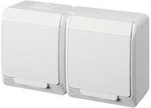 Topeltpistikupesa Elektro-Plast Hermes, IP44