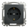Pistikupesa Schneider Sedna Design SDD114022, maandusega, antratsiit