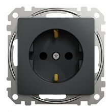 Pistikupesa Schneider Sedna Design SDD114022, maandusega, antratsiit