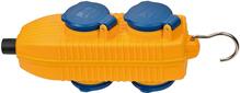 Pistikupesa Brennenstuhl PowerBlock 1081070010, 4 pistikut, IP44, kollane