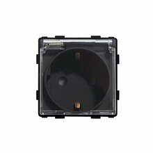 Pistikupesa Feelspot FSKLW49B, must