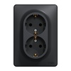 Topeltpistikupesa Schneider Electric Sedna Design SDD314221, antratsiit