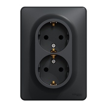 Topeltpistikupesa Schneider Electric Sedna Design SDD314221, antratsiit