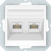 Arvutipesa Vilma QR1000 KLRJ45-26E2-02, 2 x RJ45, valge