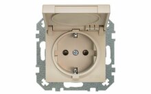 Pistikupesa LIREGUS Retro IKL16-20, kreemjas, IP44