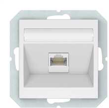 Arvutipesa Vilma QR1000, 1 koht, RJ45 CAT6e UTP, matt valge