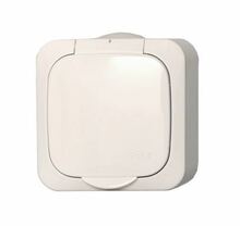 Pistikupesa Liregus Hermi PKL16-008, IP44, valge