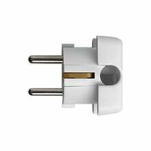 Pistik nurga all N&L 17204, 3P, 16A, 250V, valge