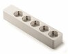 Pikendusjuhe 5 pistikupesaga FAMATEL FM2505, valge