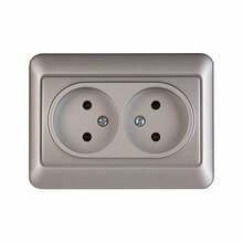 Topeltpistikupesa Vilma SL250, metall